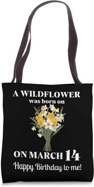 March Birth Flower Daffodil and Jonquils March 14 Birthday Tote Bag
