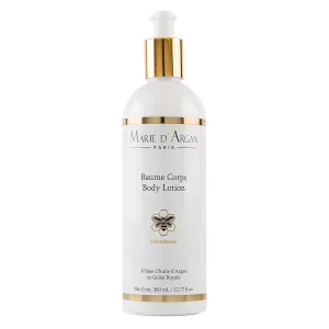 MARIE D'ARGAN Body Lotion 360 ml, with Royal Jelly, Vitamin E, Argan Oil to Firm and Moisturize the skin, long lasting, Light texture, Velvet touch, All skin types