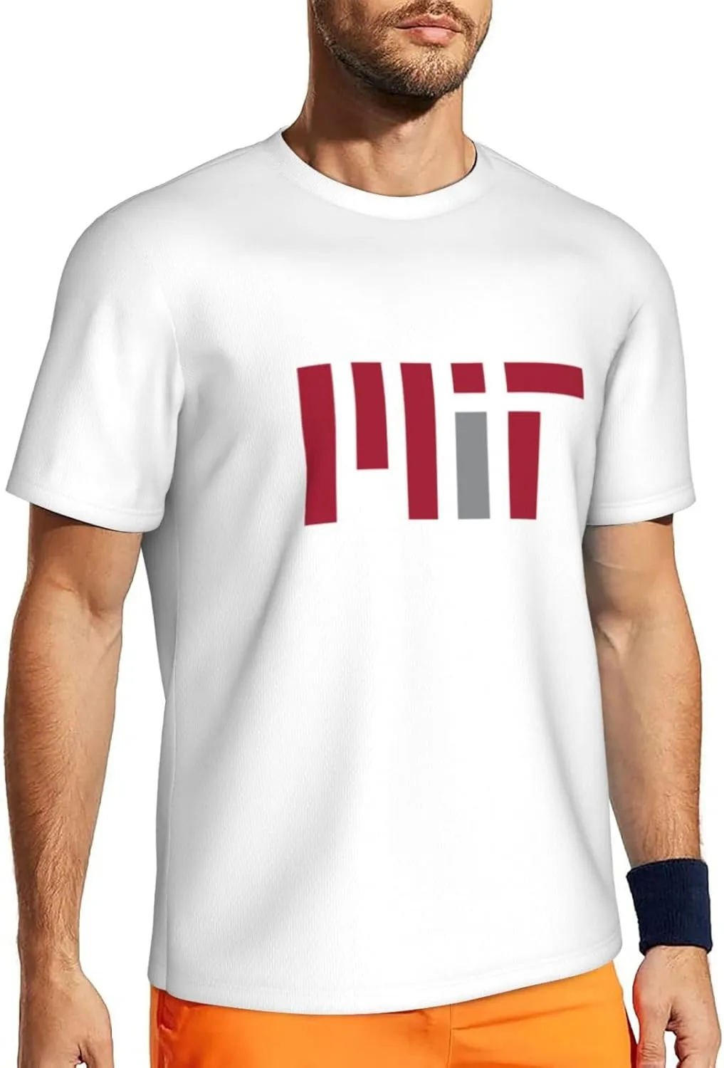 Massachusetts Institute of Technology Men's Lightweight Breathable Mesh Short Sleeve T-Shirt