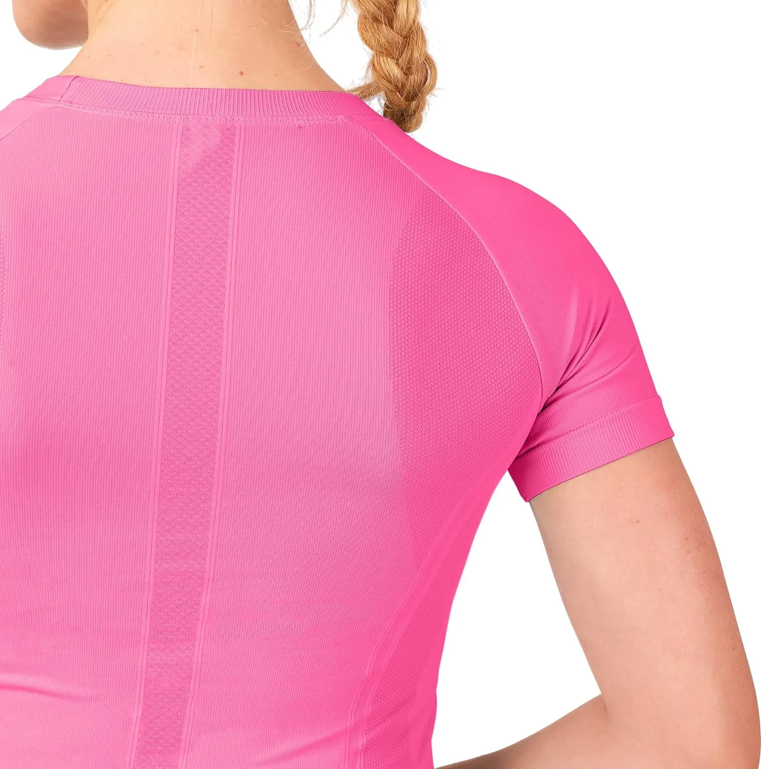 MathCat Workout Shirts for Women Short Sleeve, Workout Tops for Women, Quick Dry Gym Athletic Tops，Seamless Yoga Shirts