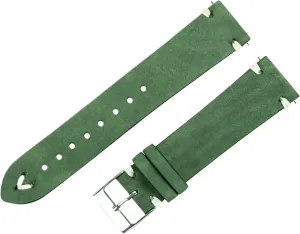 Matte Leather Watch Band Strap 20mm 21mm Green Dark Brown Leather Watch Straps Women Men Wrist Bands