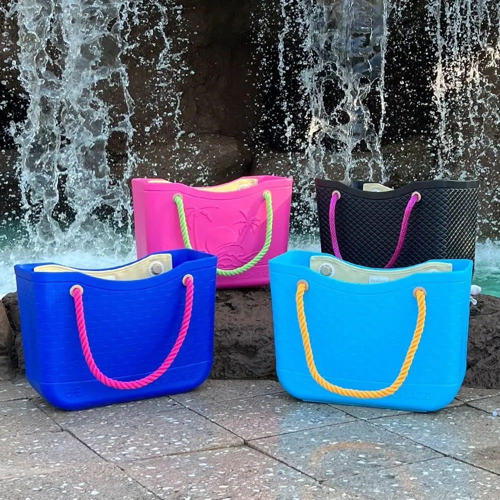 MauiBagg: Oversized Rubber Beach Bag Waterproof Sandproof, Washable Open Tote, For Beach Boat Pool & Sports