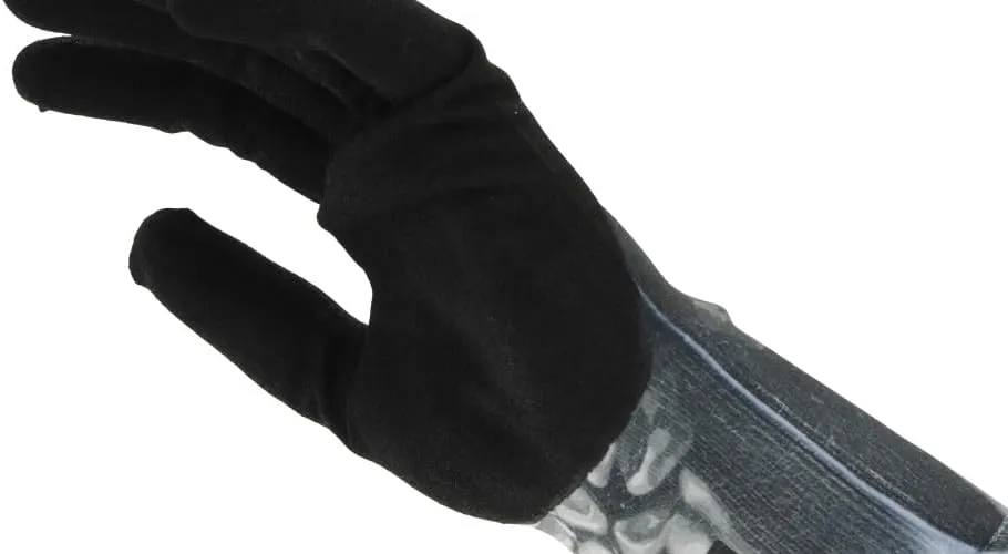 Mechanix Wear SpeedKnit Graphx Work Gloves, 12 Pack - Skeleton Bones Design, Touch Capable Gloves, Strong Grip in Dry, Wet and Oily Conditions (Small/Medium, Black/White)
