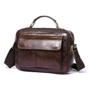 Men Cowhide Leather Bag