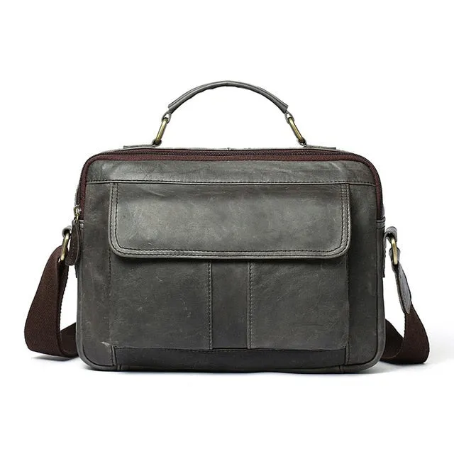 Men Cowhide Leather Bag