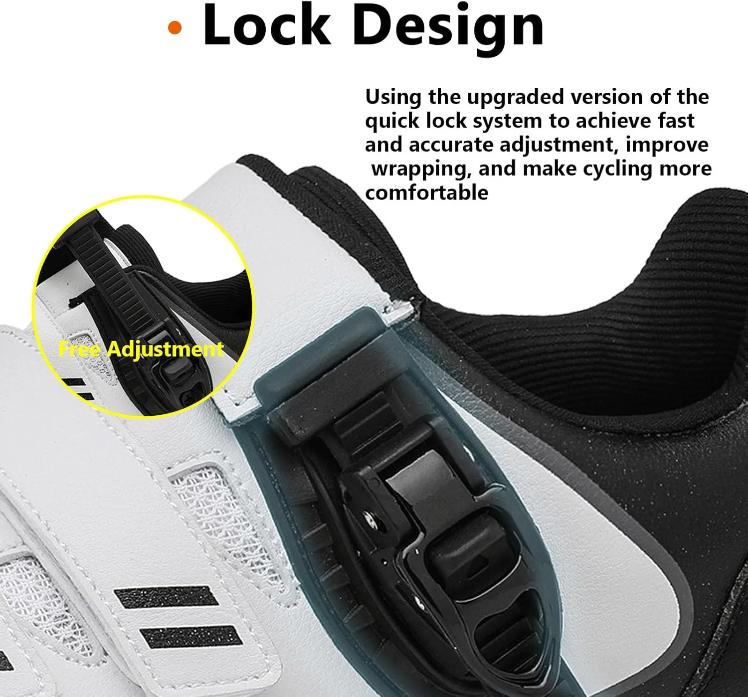 Men Women Cycling Shoes Bike Shoes with Locking Plates for Indoor Outdoor Road Riding Biking