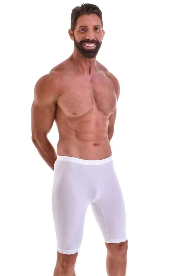 Mens Bike Length Shorts - Mesh