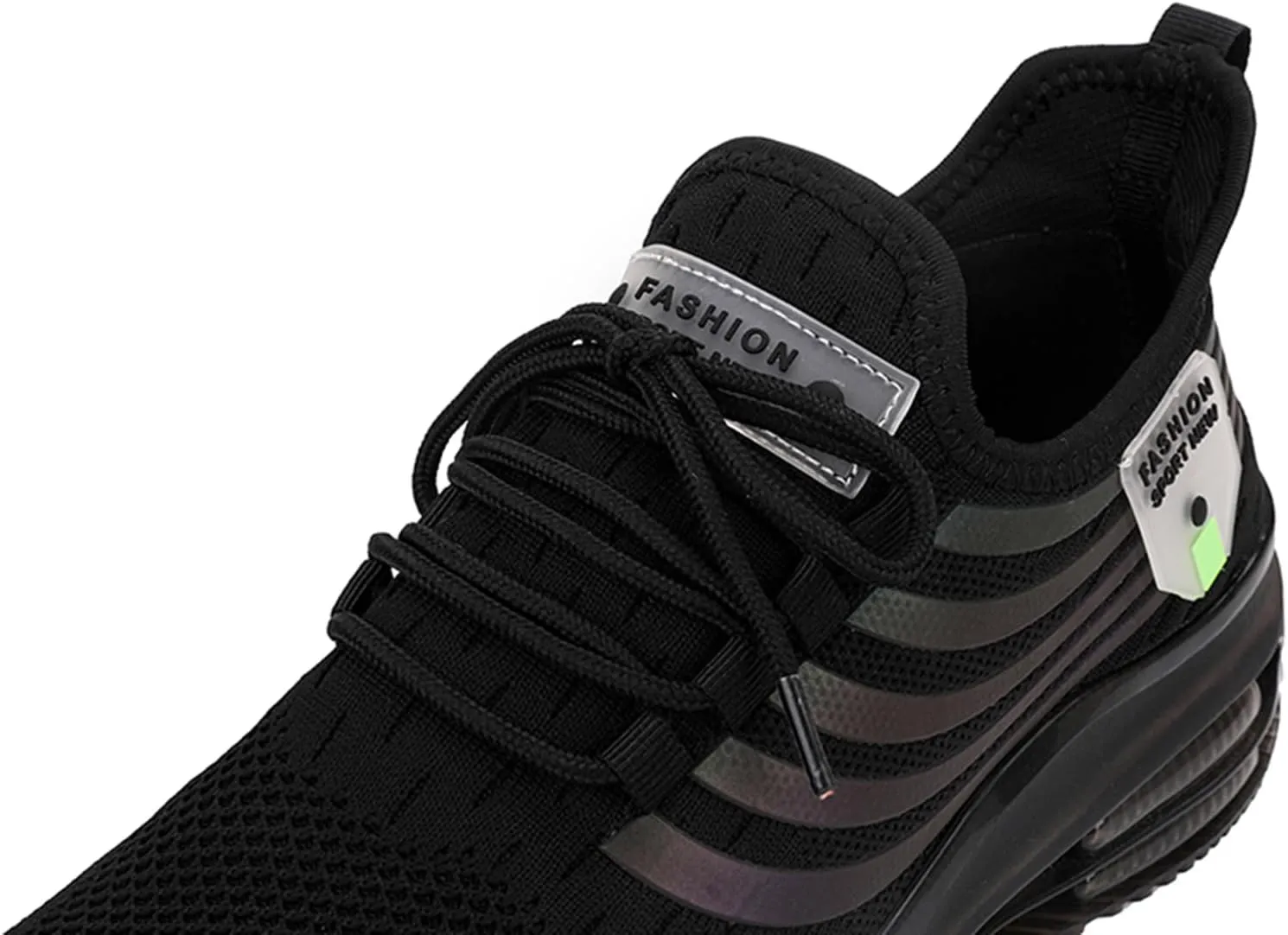 Men's Running Shoes Lightweight Non Slip Walking Shoes Trail Mesh Breathable Air Cushioning Sneakers