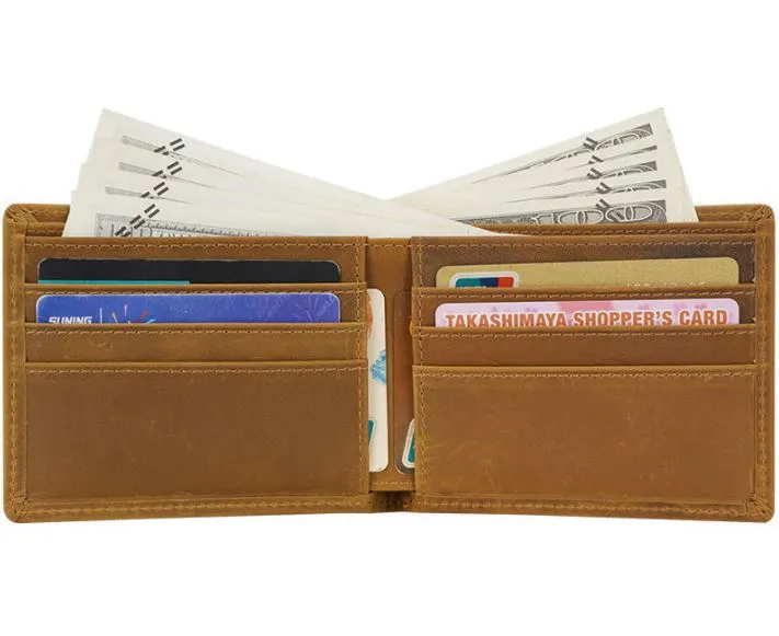 Mens Slimline Genuine Leather Wallet