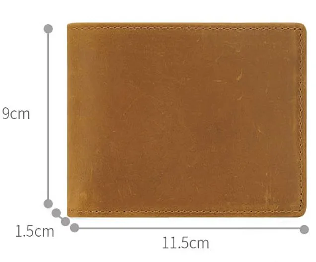 Mens Slimline Genuine Leather Wallet