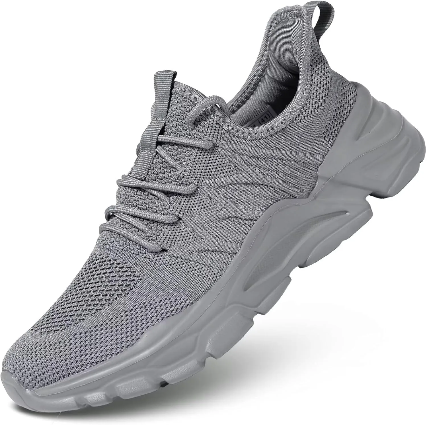 Mens Walking Shoes Running Tennis Sneakers Mesh Lightweight Breathable Trainers Casual Comfortable Soft Sole Work Gym