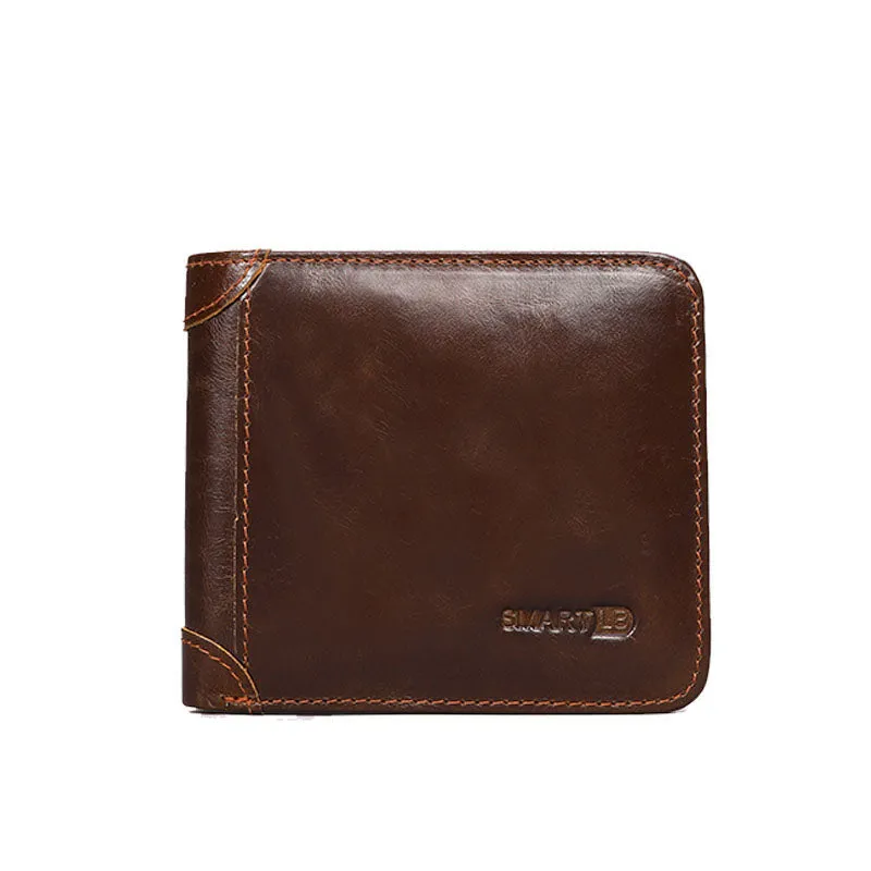 Men's wallet genuine leather