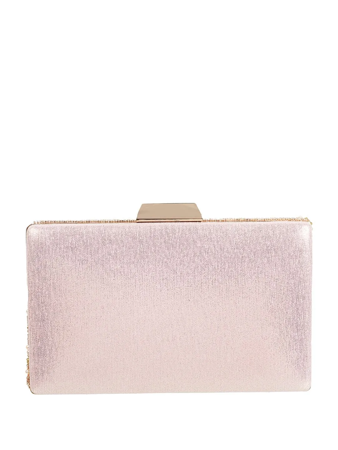Metro Embellished Box Clutch