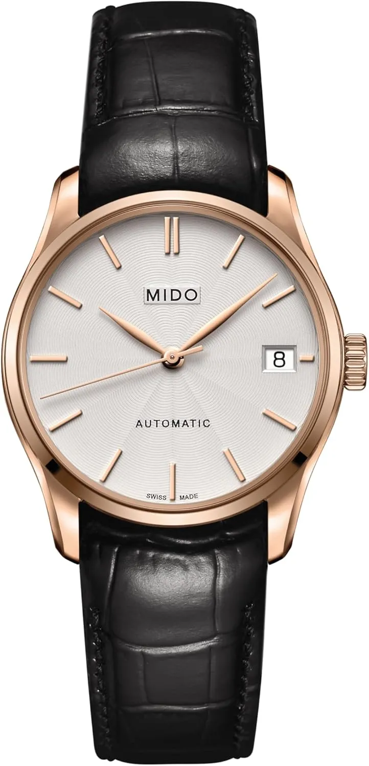 Mido Belluna Lady - Swiss Automatic Watch for Women - Silver Dial - Case 32mm - M0242073603100