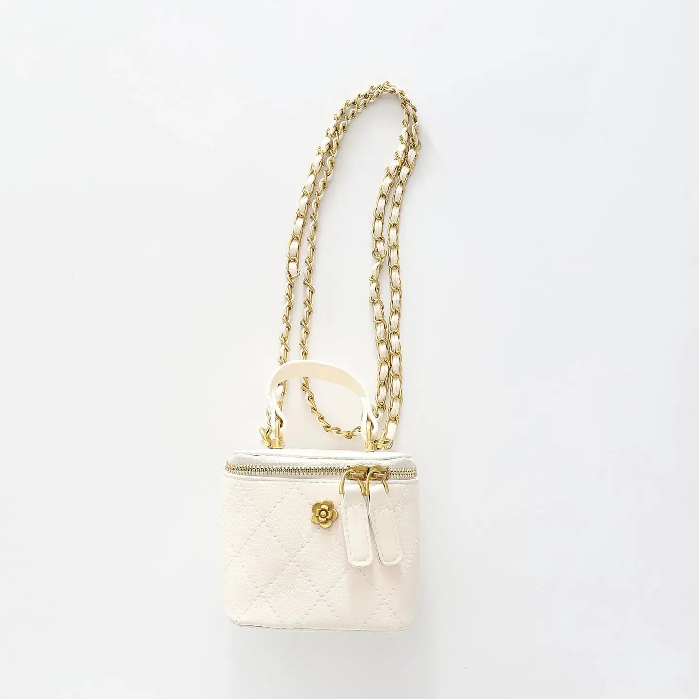 Mini Gold Flower, Girls Shoulder Bag