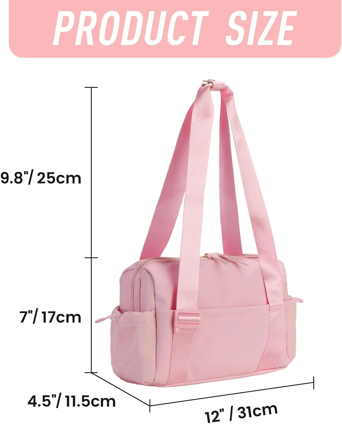 Mini Gym Bag for Women Small Gym Tote Bag Waterproof Sports Duffel Bags Travel Yoga Workout Bag with Wet Compartment