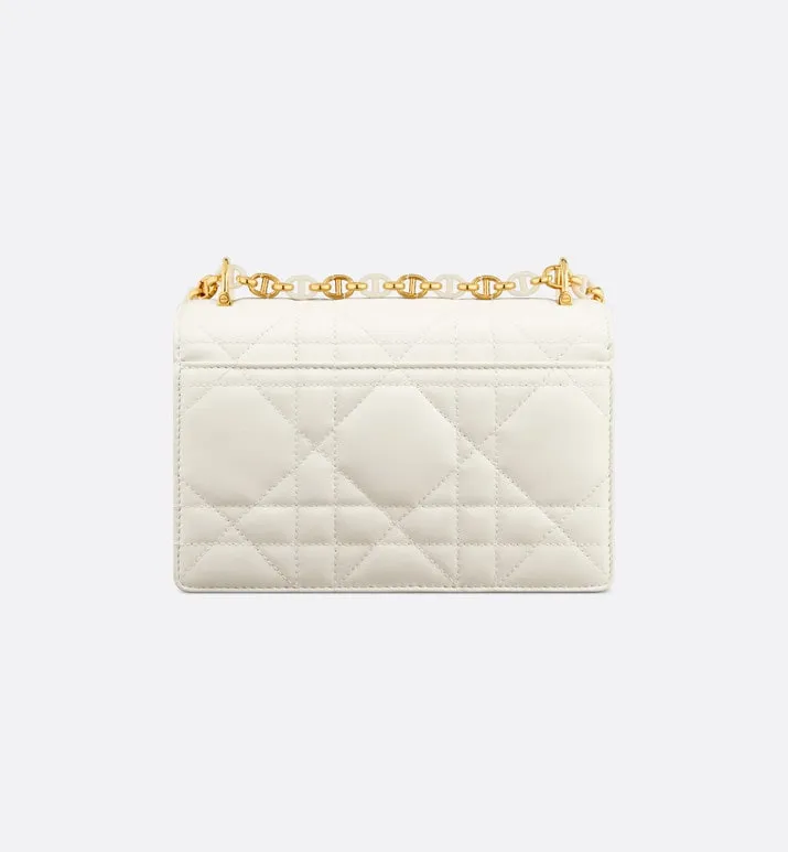 Mini Miss Caro Bag • Latte Macrocannage Lambskin