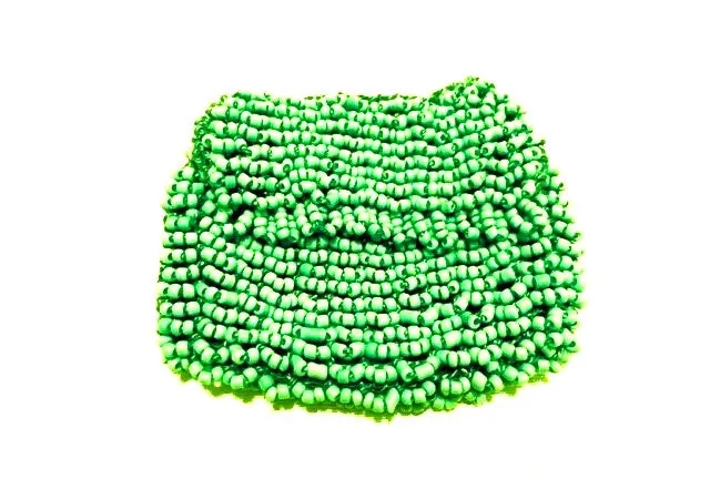 Miniature Beaded Bag Collection Handmade 'Blue Skies' Bag in a variety of colours Blue, Gold, Orange, Red, Yellow, Brown, Black, Green, Pink, Purple,