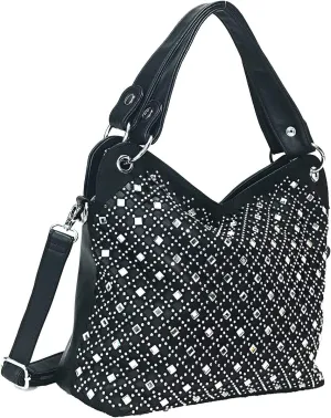 Mirror Rhinestone Bling Purse