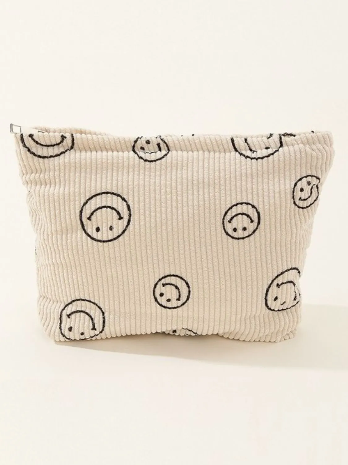 Modern Zenana Corduroy Smile Clutch Bag