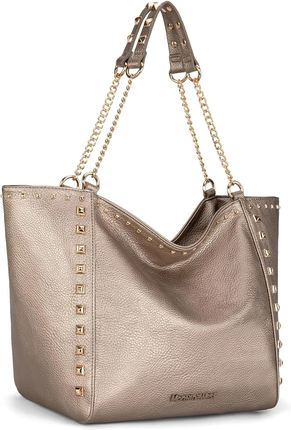 Montana West Large Tote Bag for Women Oversized Shoulder Purses with Chain Handbags
