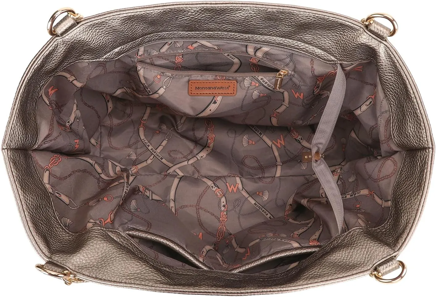 Montana West Large Tote Bag for Women Oversized Shoulder Purses with Chain Handbags