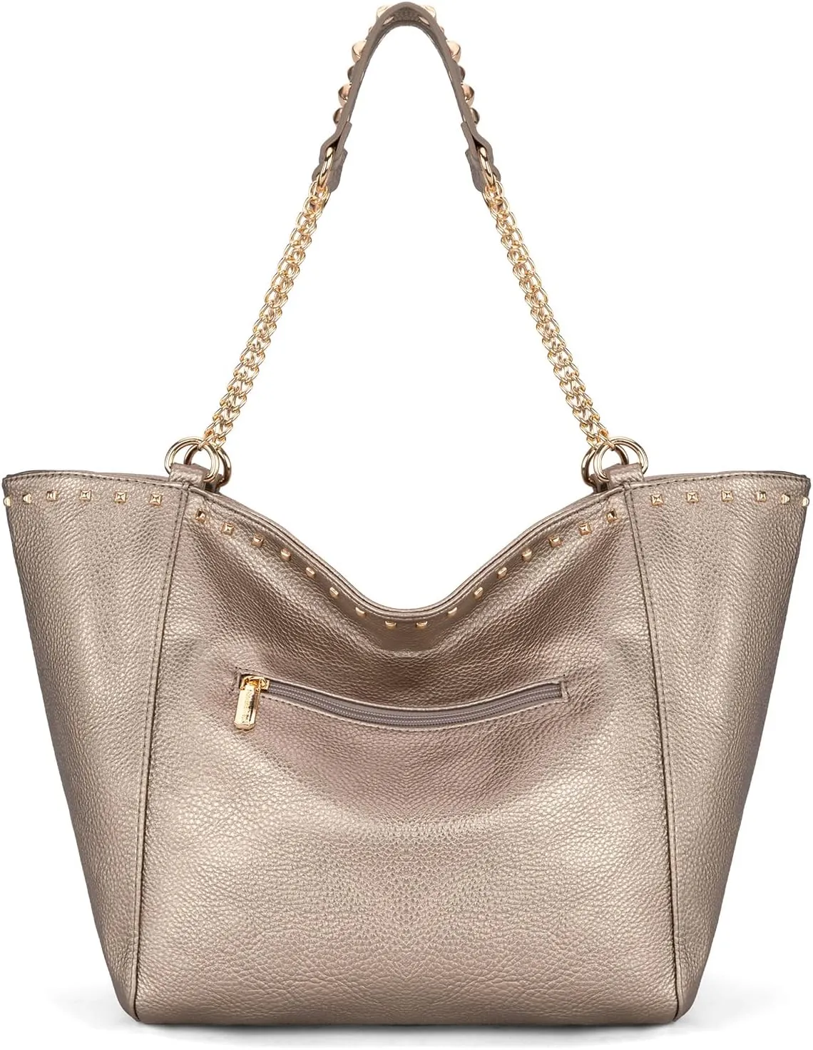 Montana West Large Tote Bag for Women Oversized Shoulder Purses with Chain Handbags