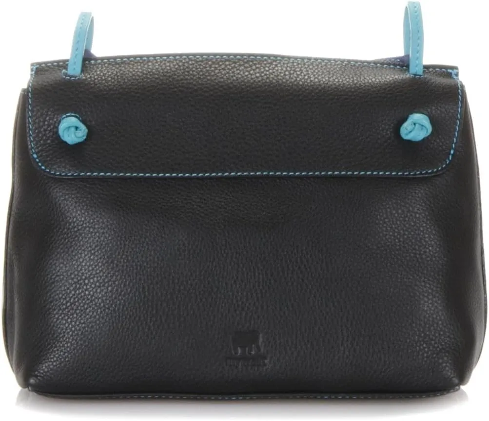 mywalit Rio Flapover Handbag - Leather, Adjustable Strap, Slip Pockets, Zip Pocket, Fits a Kindle
