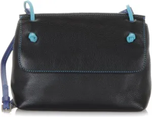 mywalit Rio Flapover Handbag - Leather, Adjustable Strap, Slip Pockets, Zip Pocket, Fits a Kindle