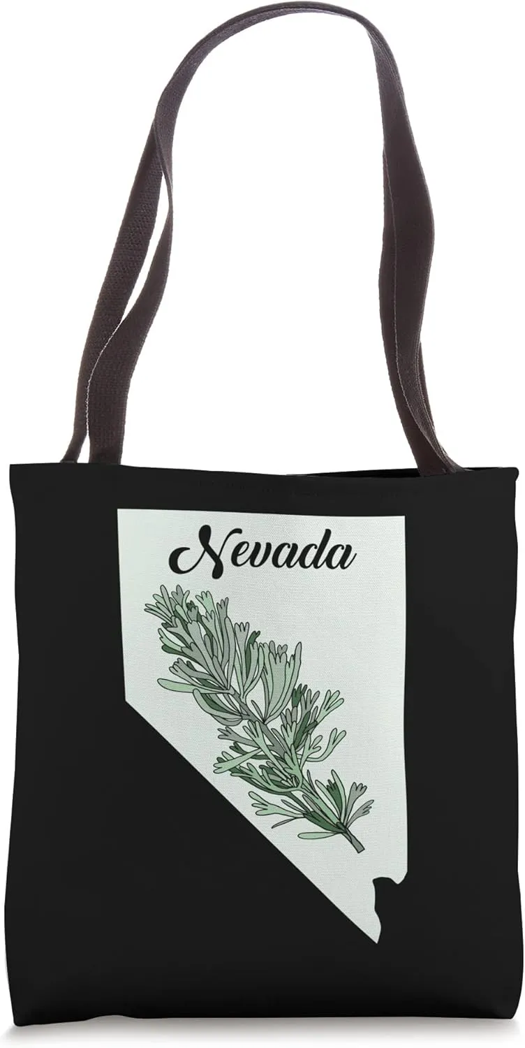 Nevada Flower Sagebrush Tote Bag