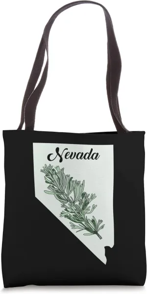 Nevada Flower Sagebrush Tote Bag