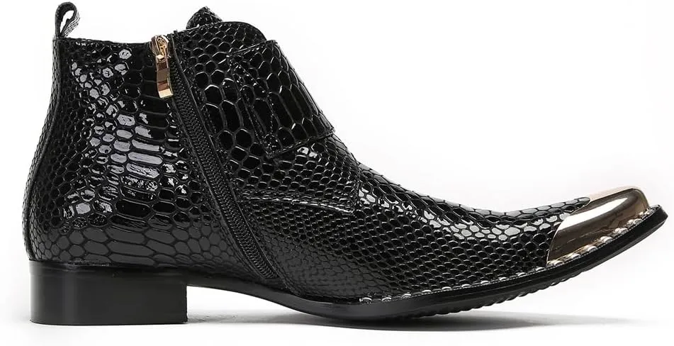 New for Men Ankle Boots Show for Holiday Genuine Leather The First Layer of Cowhide Pure Leather