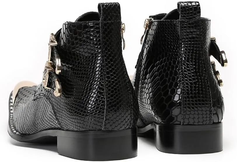 New for Men Ankle Boots Show for Holiday Genuine Leather The First Layer of Cowhide Pure Leather