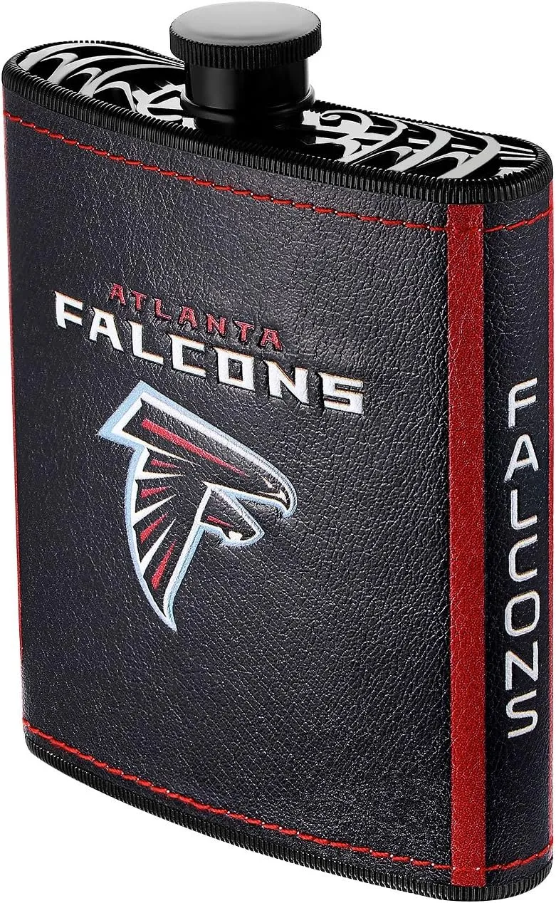 NFL Atlanta Falcons Plastic Hip Flask, 7-ounce