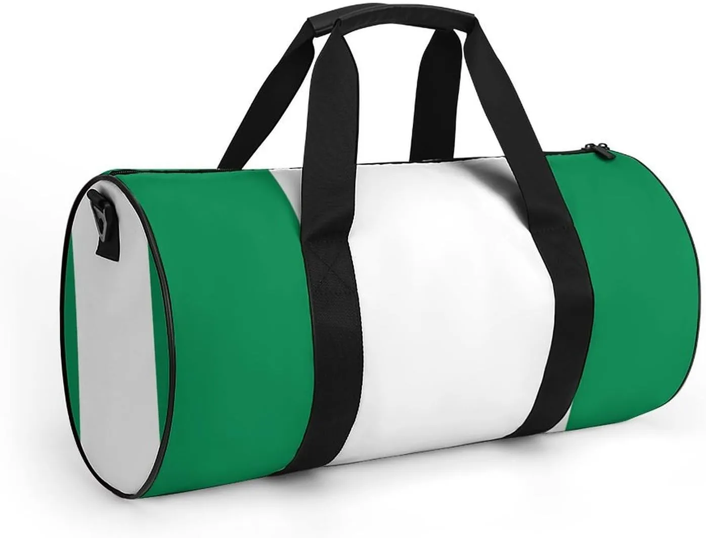 Nigeria Flag Sports Duffel Bag for Women Men with Wet Pocket Gym Bag