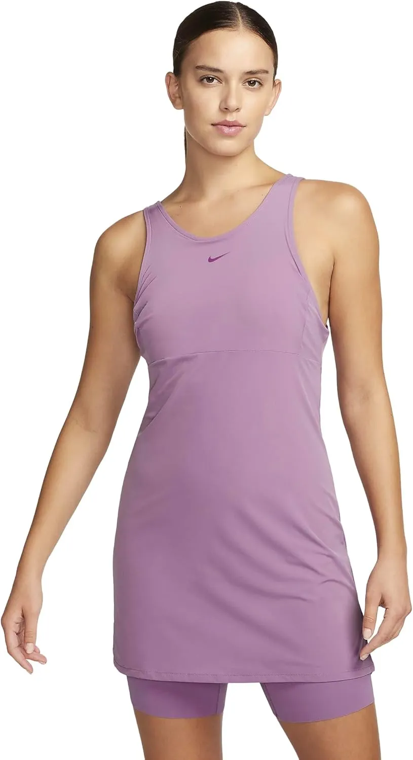 Nike Dri-FIT Bliss Women's Training Dress, Violet Dust/Clear, 2XL