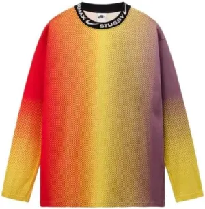 [Nike] Stussy NRG LS Top Multi Color DO5308-902 Long Sleeve Top, Multicolor [Genuine Japanese Products] [US/M Size], multicolor, M