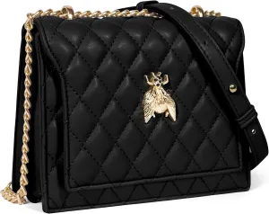NPBAG Small Purse, Crossbody Bag for Women, Clutch Handbag Shoulder Bag with Metal Chain Strap, Designer Trendy Lady Wallet