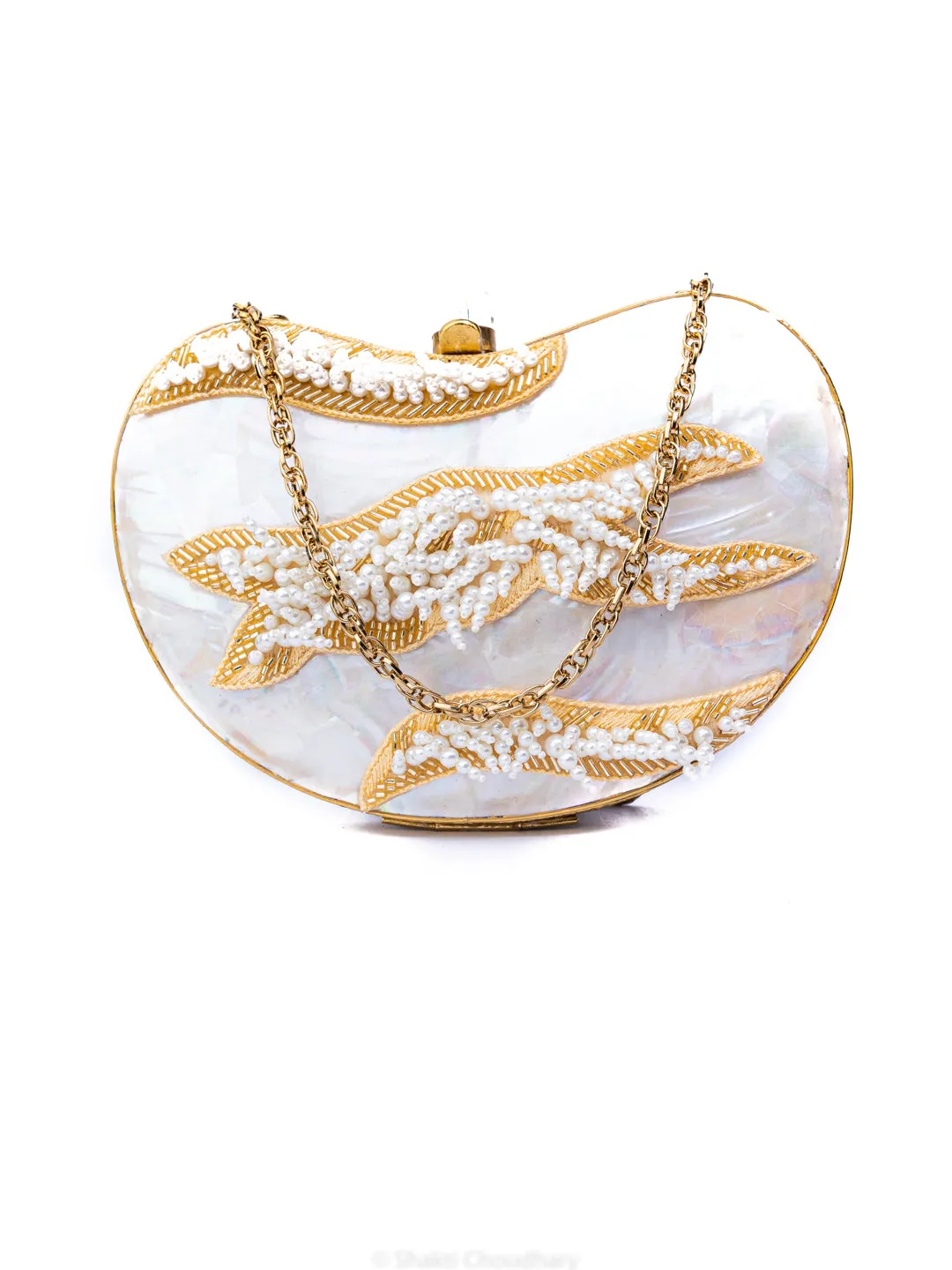 NR By Nidhi Rathi Embellished Box Clutch