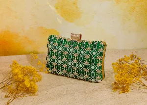 NR By Nidhi Rathi Stone Embellised Clutch Bag
