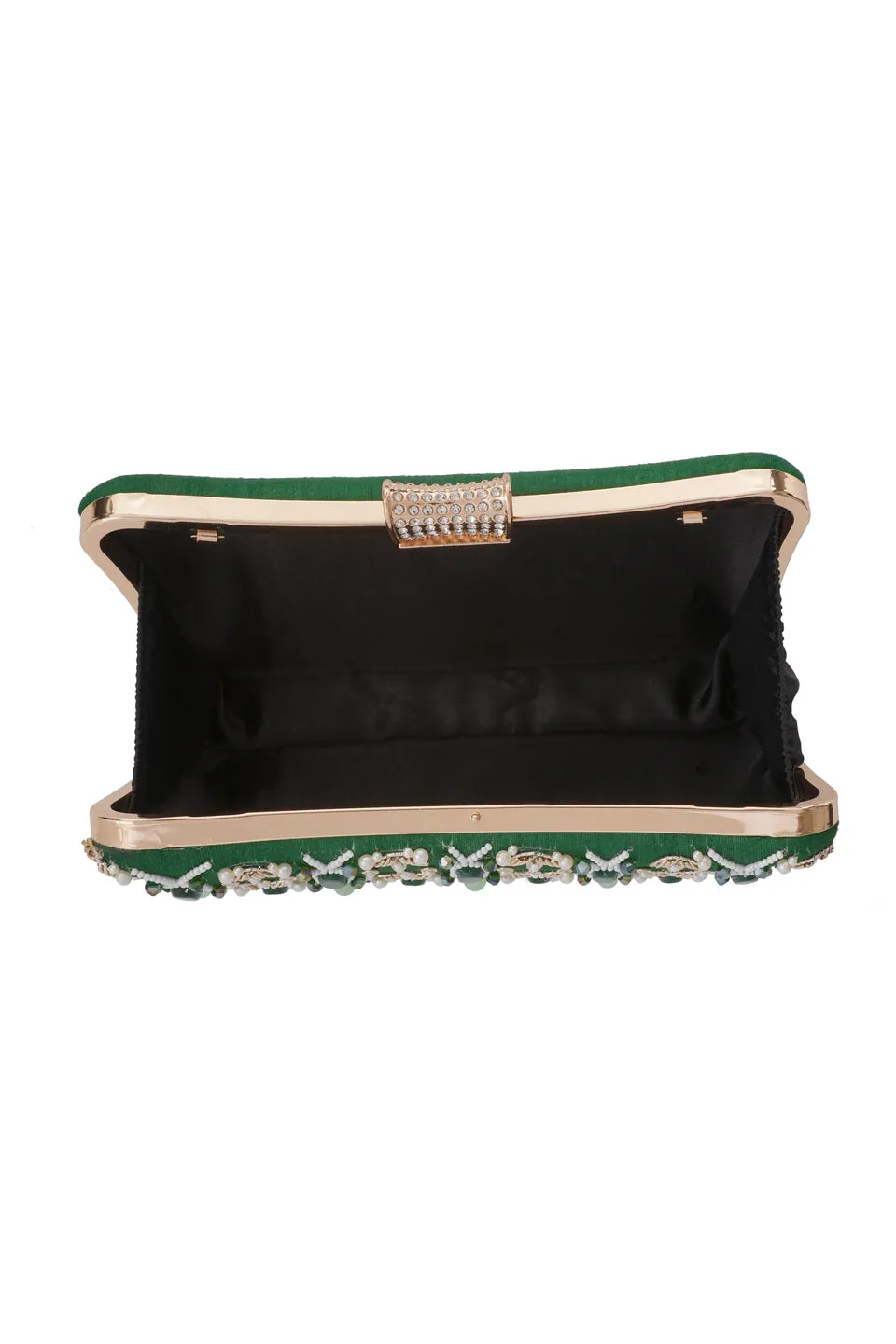 NR By Nidhi Rathi Stone Embellised Clutch Bag