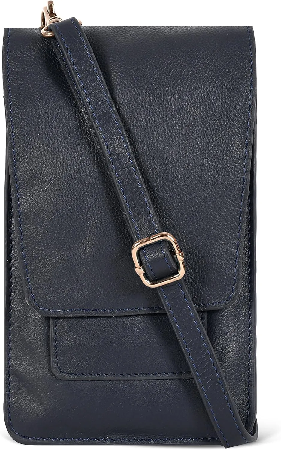 Oak Leathers Small Crossbody Bag For Women - Mini Cell Phone Purse - Crossover Wallet Bag With Adjustable Shoulder Strap