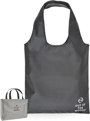 Out of the Woods Iconic Shopper MicroTote with Foldable, Reusable Tote Bag, Sustainable and Eco Friendly