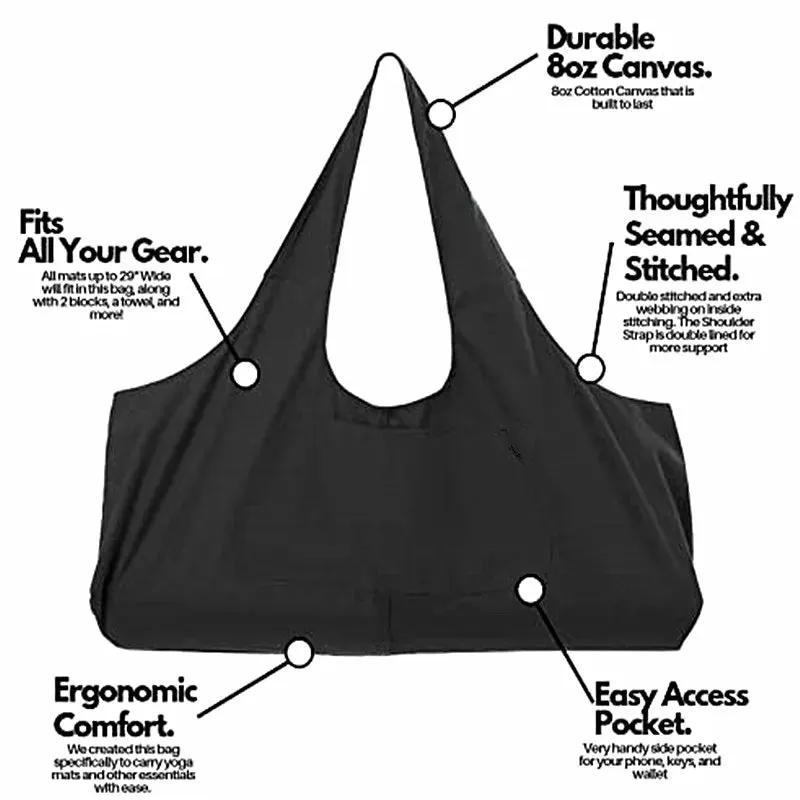 Oversized Yoga Mat Bag