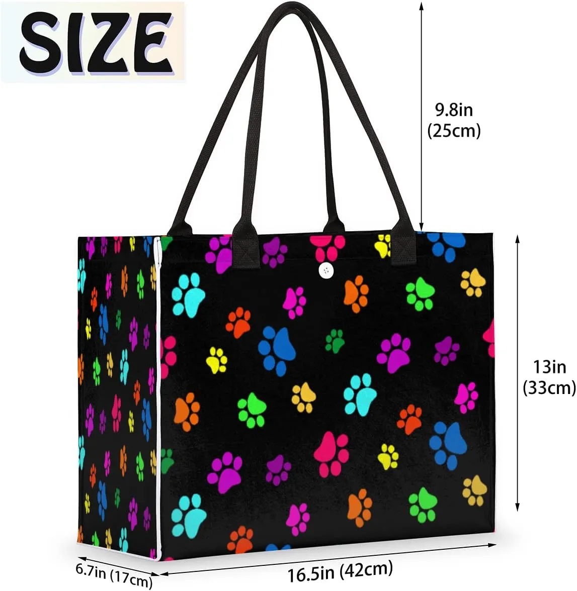 Pardick Women's Tote Bag - Reusable Travel, Work, Shopping, Pool & Beach Bag