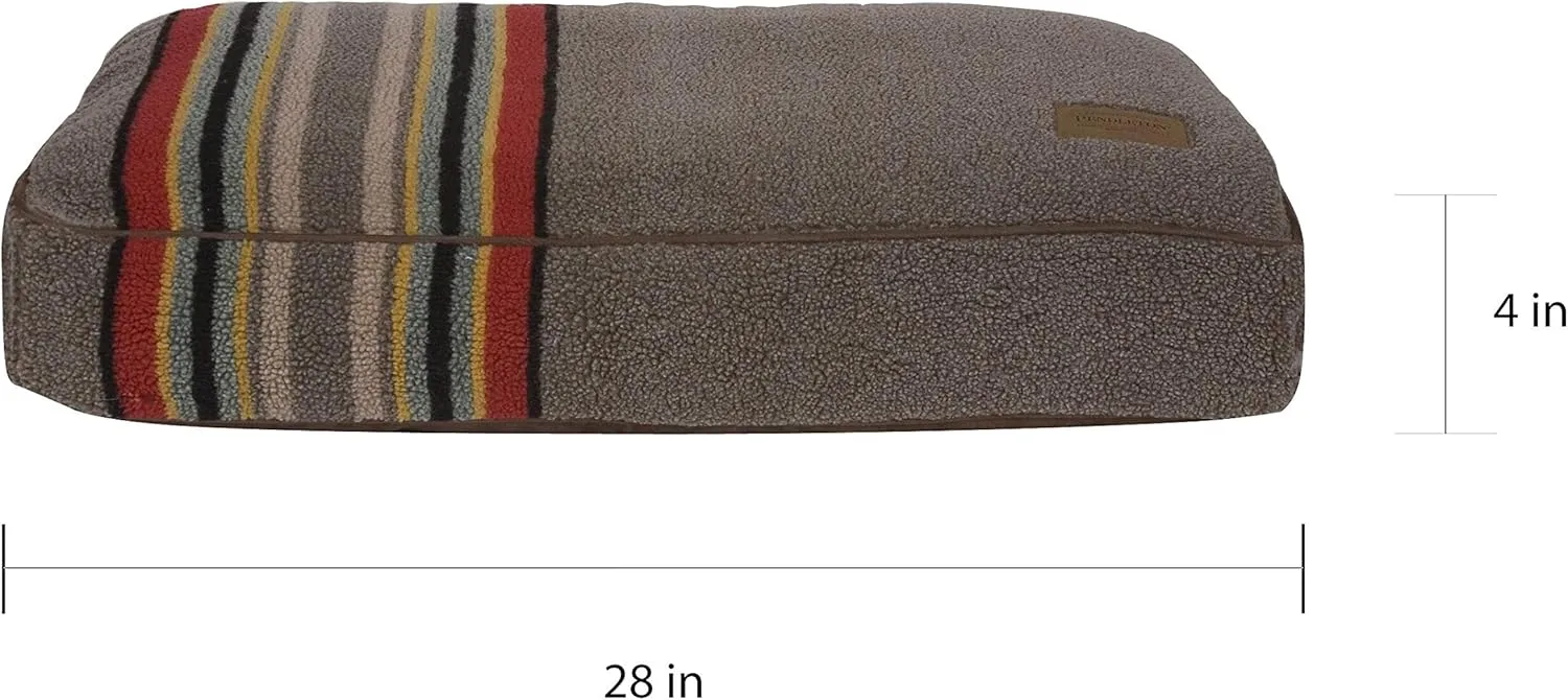PENDLETON Vintage Camp Napper Dog Bed - Mineral Umber, S