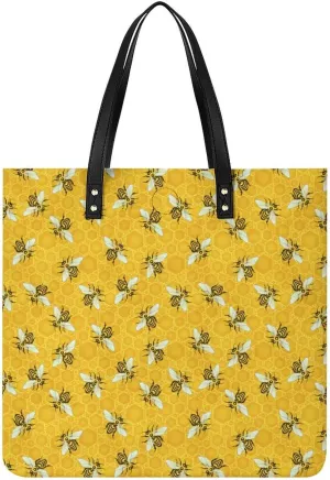 Penguin Bird Fashionable All Printed Leather Handbag Unisex