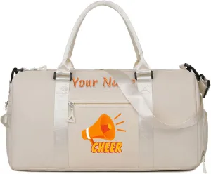 Personalized Dance Duffle Bag with Name Text Photo for Women Girls Custom Ballet Sport Gym Travel Bags Customized Dry Wet Separated Overnight Weekend Bag Gifts