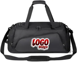 Personalized Duffel Bag Embroidered Sports Gym Bag Travel with Wet Dry Pockets&Shoe Compartment Gift For Groomsman,Bridesmaid