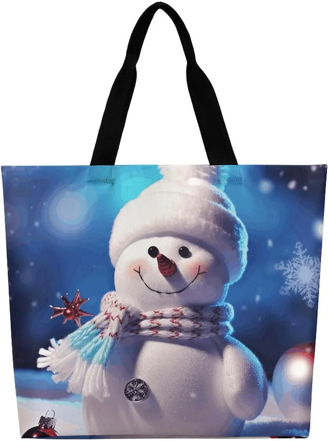 Pfhorn Flower Fairy Tote Bag for Women Reusable Grocery Shoulder Bag Shopping Bags for Travel, Groceries